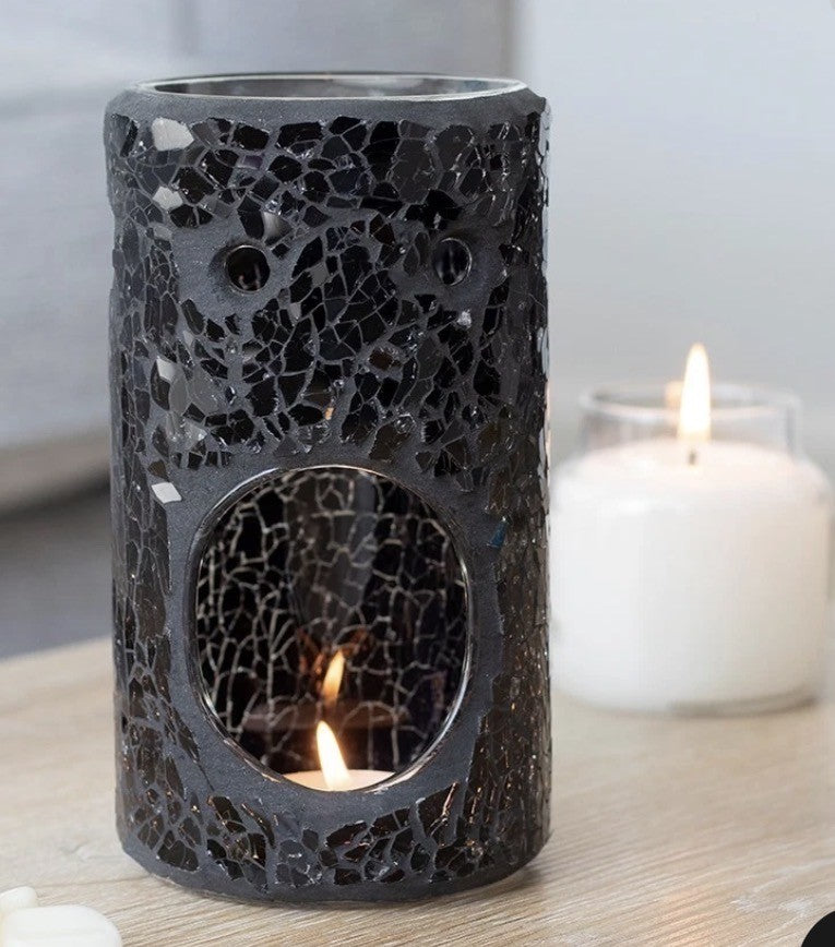 Black Pillar Crackle Wax Melter